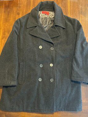 Excelled Collection Double Breasted Pea Coat 2X